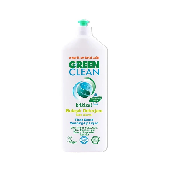 Green Clean Bitkisel Elde Bulaşık Deterjanı Portakal Yağlı 730 ml ürün görseli
