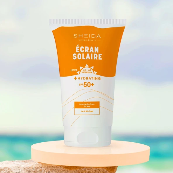 Sheida Écran Solaire Güneş Koruyucu Krem 150 ml (Vücut İçin) - 5