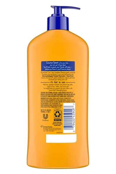 Suave Kids Coconut Splash 3’ü 1 Arada Çocuk Şampuanı Saç Kremi ve Duş Jeli 532ML - 2