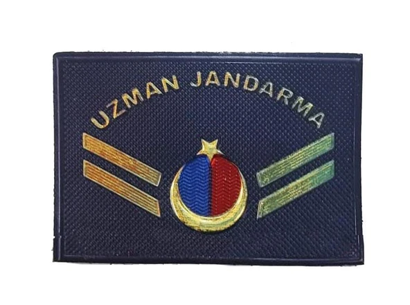 Single Sword Uzman Jandarma Yazılı Asayiş Plastik Rütbe - 2