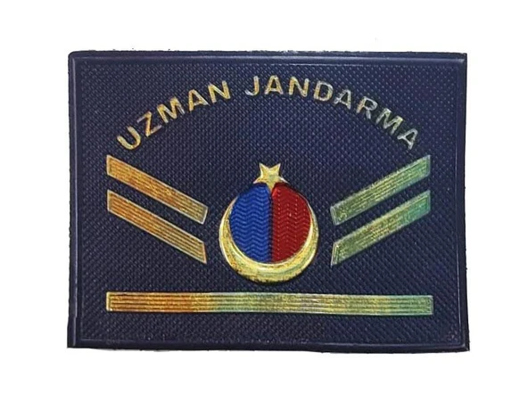 Single Sword Uzman Jandarma Yazılı Asayiş Plastik Rütbe - 3