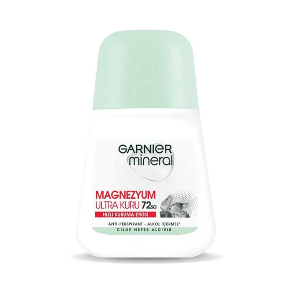 Garnier Mineral Magnezyum Ultra Kuru Roll-On 72 Saat