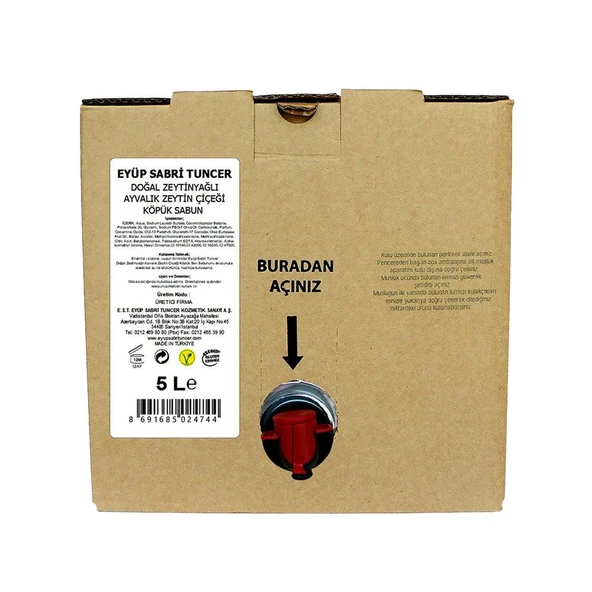 Eyüp Sabri Tuncer Ayvalık Zeytin Çiçeği Köpük Sabun 5000 ml - Resim 2