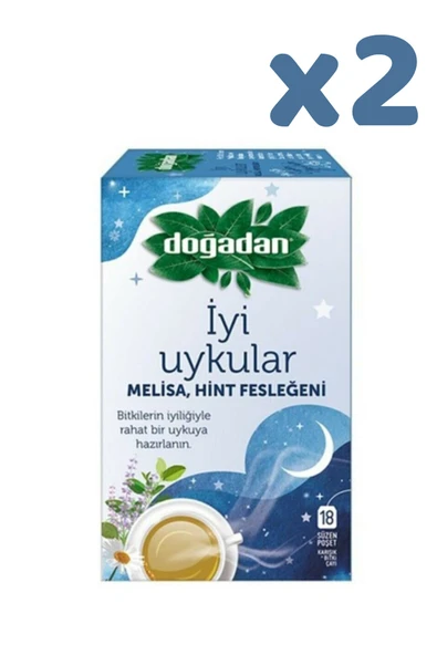 Doğadan İyi Uykular Çayı Melisa ve Hint Fesleğeni x 2 ürün görseli