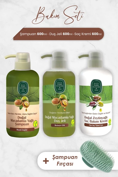 Eyüp Sabri Tuncer Doğal Macadamia Yağlı Şampuan 600 ml ürün görseli