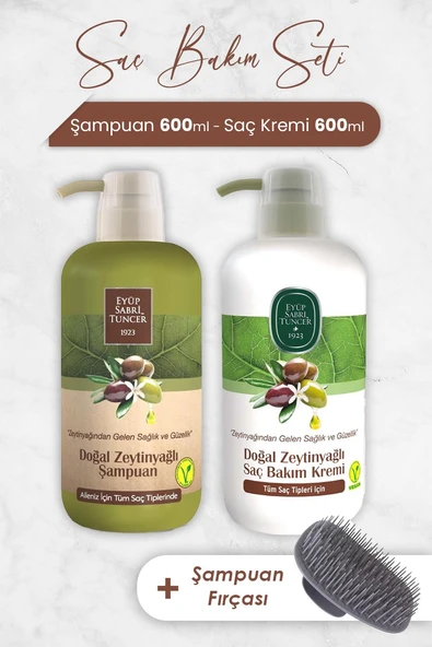 Eyüp Sabri Tuncer Doğal Zeytinyağlı Şampuan 600 ml Pet Şişe ürün görseli