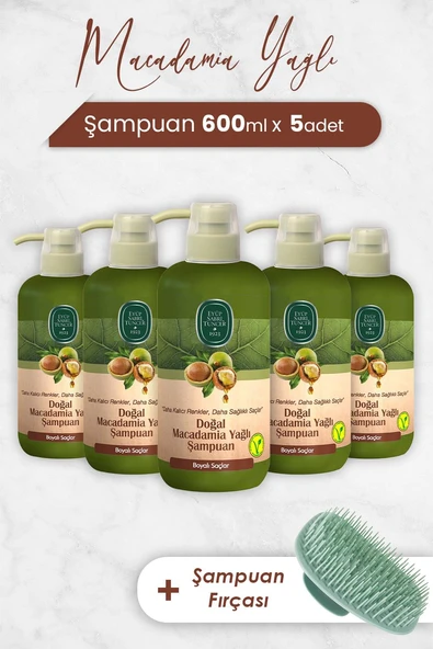 Eyüp Sabri Tuncer Doğal Macadamia Yağlı Şampuan 600 ml ürün görseli