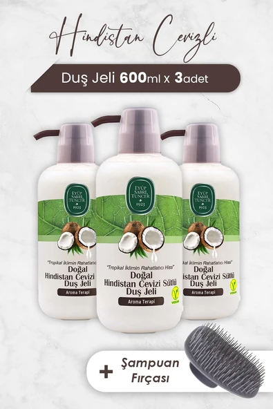 Eyüp Sabri Tuncer Doğal Hindistan Cevizi Sütlü Duş Jeli 600 ml ürün görseli
