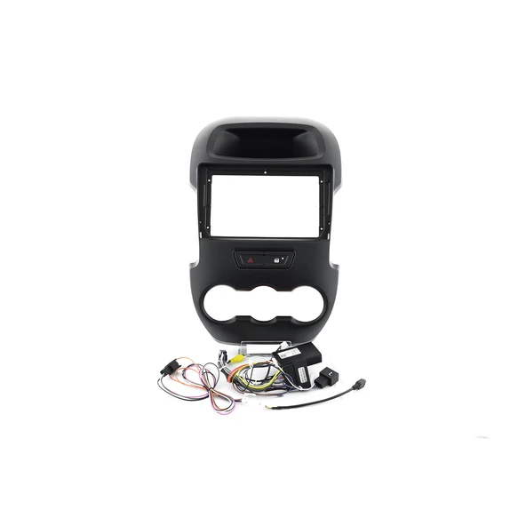 Ford Ranger 2011 - 2015 CANBUS 9'' Black ANDROID MULTİMEDYA ÇERÇEVESİ - SOKET