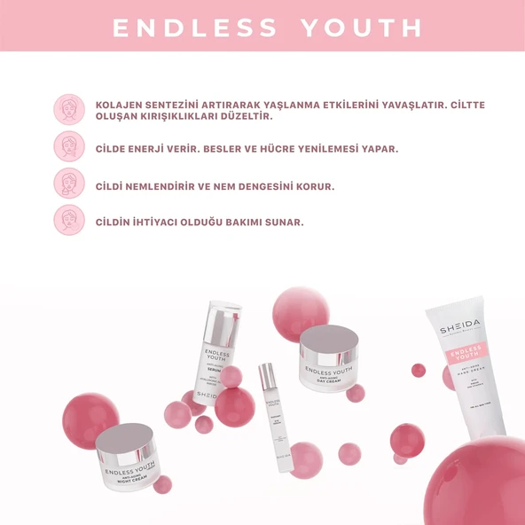 Sheida Endless Youth Yaşlanma Karşıtı Gece Kremi 50 ml - Normal & Karma Ciltler - 3