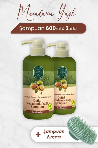 Eyüp Sabri Tuncer Doğal Macadamia Yağlı Şampuan 600 ml ürün görseli