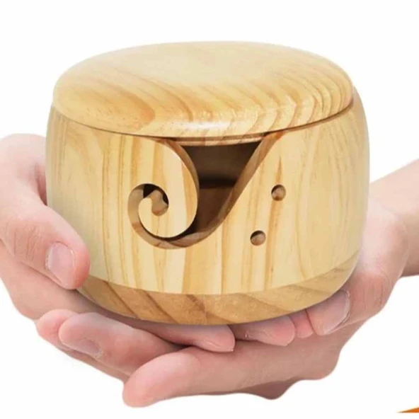 Ahşap İplik Kasesi