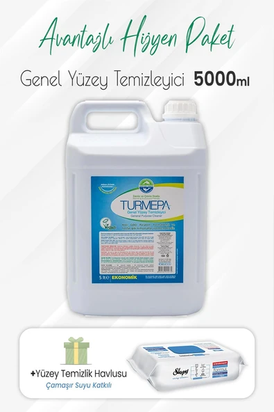 Turmepa Genel Yüzey Temizleyici Çevre Ve Doğa Dostu 5 lt
