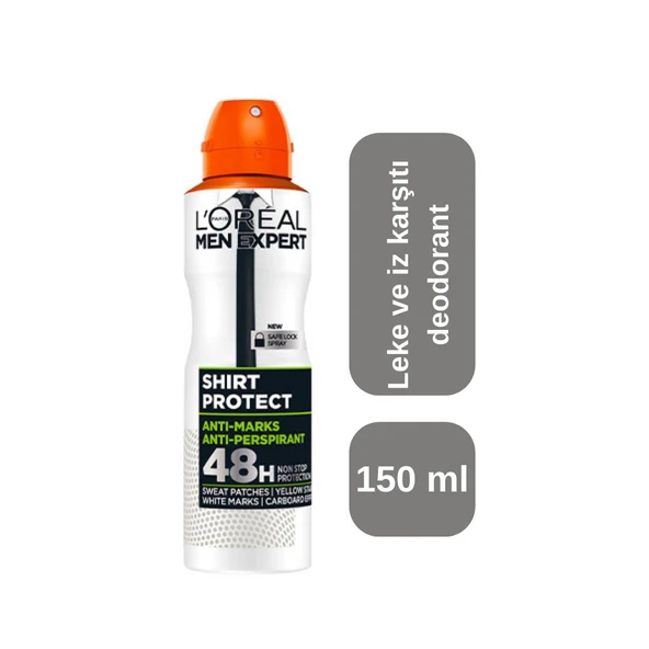 Loreal Paris Men Expert Shirt Protect Deodorant Sprey 150 ml
