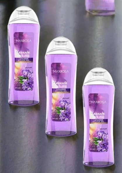 Maxrosa Duş Jeli Lavanta 750ML x3 Adet