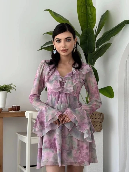 Elose Fırfırlı Elbise ürün görseli