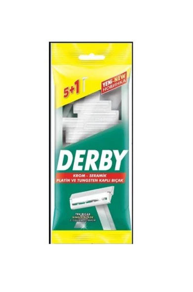 Derby 5 +1 Poşet Tek bıçaklı