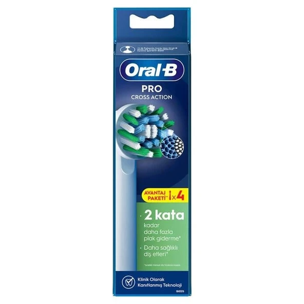 Oral-B Pro Cross Actıon Avantaj Paketi 4'lü