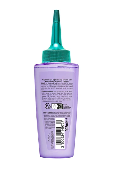 Elseve Hydra[hyaluronic] Pure Salisilik Asit Içeren Yağlanma Karşıtı Peeling Etkili Saç Derisi Serumu 102ml - 7