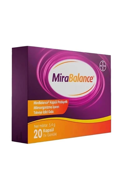 Mirabalance Probiyotik 20 Kapsül