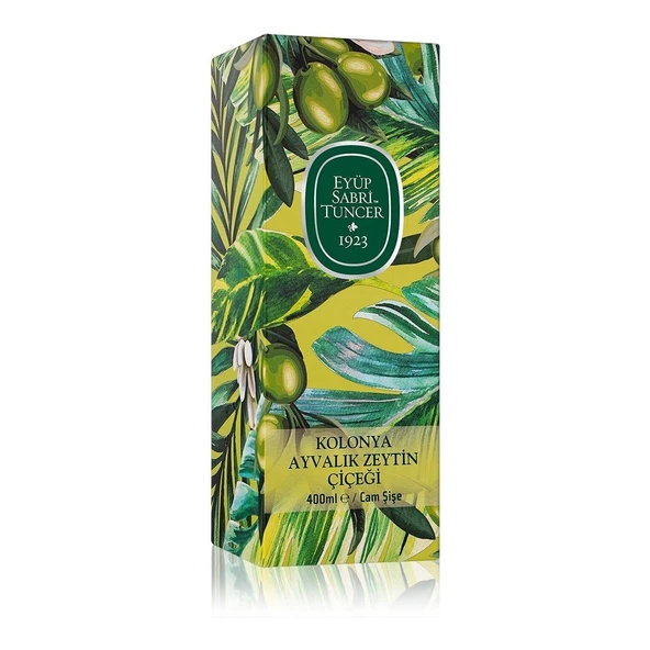 Ayvalık Zeytin Çiçeği Kolonyası 400 ml - Cam Şişe - Resim 3
