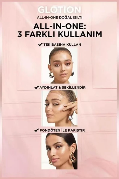 Loreal Paris Glotion All-In-One Doğal Işıltı - 903 Medium Glow 40 ml - Resim 4