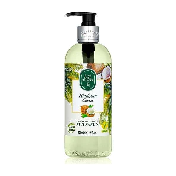 Eyüp Sabri Tuncer Hindistan Cevizi Doğal Zeytinyağlı Sıvı Sabun 500 ml ürün görseli
