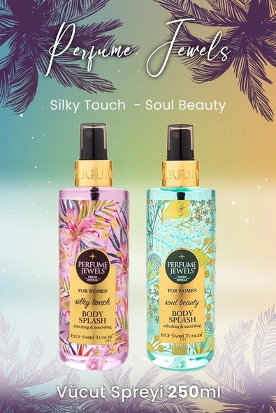Eyüp Sabri Tuncer Pj Body Splash Silky Touch 250 ml ve Soul Beauty 250 ml
