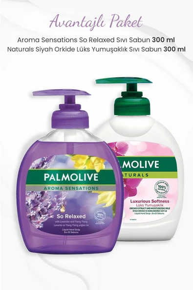 Palmolive So Relaxed ve Siyah Orkide Sıvı Sabun 300 ml ürün görseli