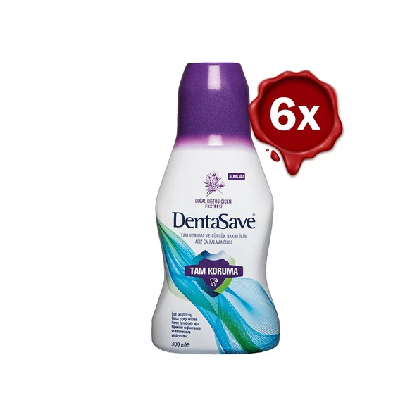 Dentasave Cistus Tam Koruma Çalkalama Suyu 300 ml x 6