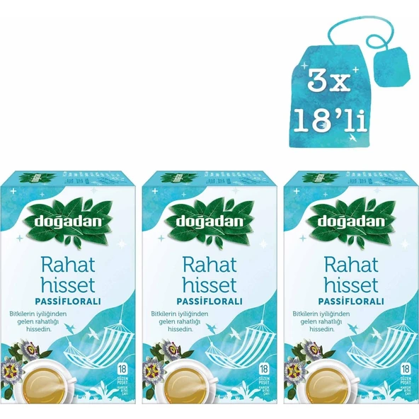 Doğadan Rahat Hisset Passifloralı 18'li x 3 ürün görseli