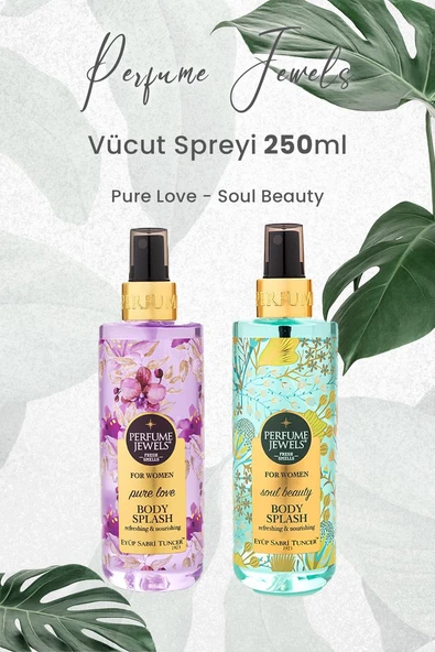 Eyüp Sabri Tuncer Pj Body Splash Pure Love 250 ml ve Soul Beauty 250 ml ürün görseli