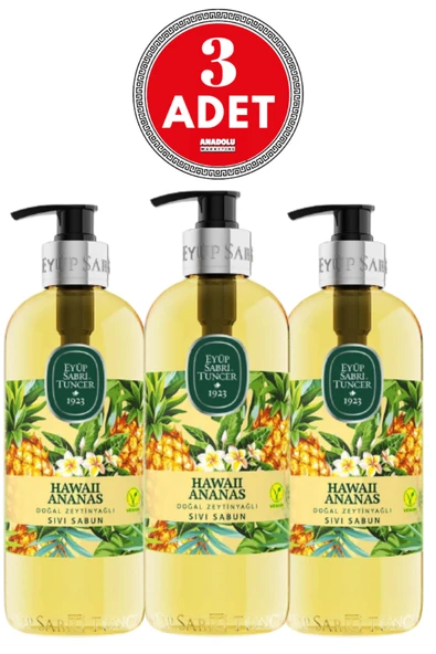 Eyüp Sabri Tuncer Sıvı Sabun Hawaii Ananas 500 ML x 3 Adet ürün görseli