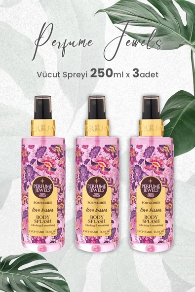 Eyüp Sabri Tuncer Pj Body Splash Love Kisses 250 ml x 3 Adet
