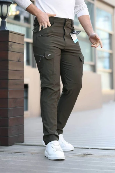 Outdoor Taktikal Pantolon -  Olympos Likralı Kumaş, S Beden Bel 88 cm - 9