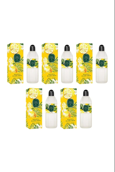 Eyüp Sabri Tuncer Klasik Limon Kolonyası 80 Derece Şişe 400MLx5 - 2