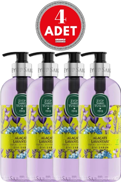 Eyüp Sabri Tuncer Alaçatı Lavantası Doğal Zeytinyağlı Sıvı Sabun 500 ml ürün görseli