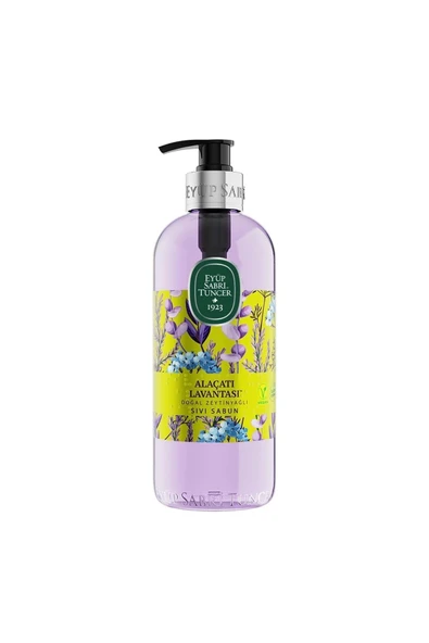 Eyüp Sabri Tuncer Alaçatı Lavantası Doğal Zeytinyağlı Sıvı Sabun 500 ml - Resim 2