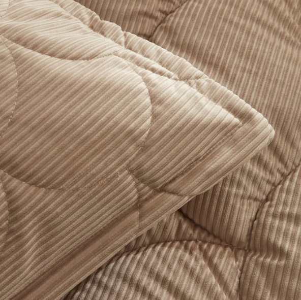 Karaca Home Cowrie Bej Luxury Çift Kişilik Comfort Set - 5