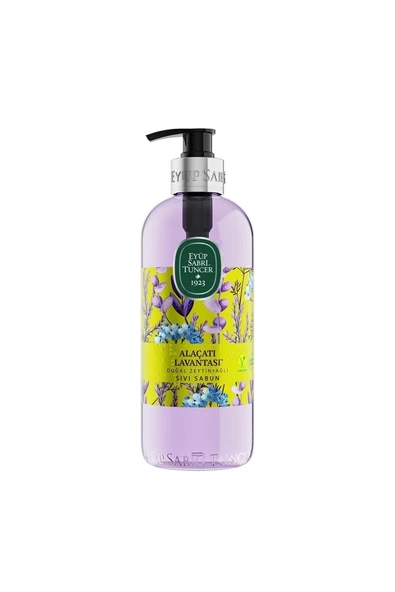 Eyüp Sabri Tuncer Alaçatı Lavantası Doğal Zeytinyağlı Sıvı Sabun 500 ml X 6 Adet - Resim 2