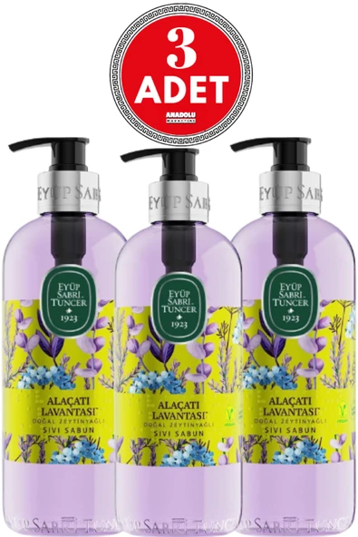 Eyüp Sabri Tuncer Alaçatı Lavantası Doğal Zeytinyağlı Sıvı Sabun 500 ml