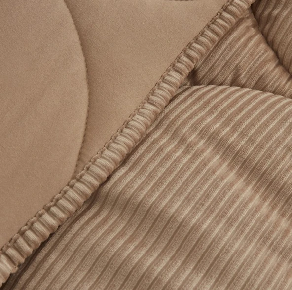 Karaca Home Cowrie Bej Luxury Çift Kişilik Comfort Set - 6