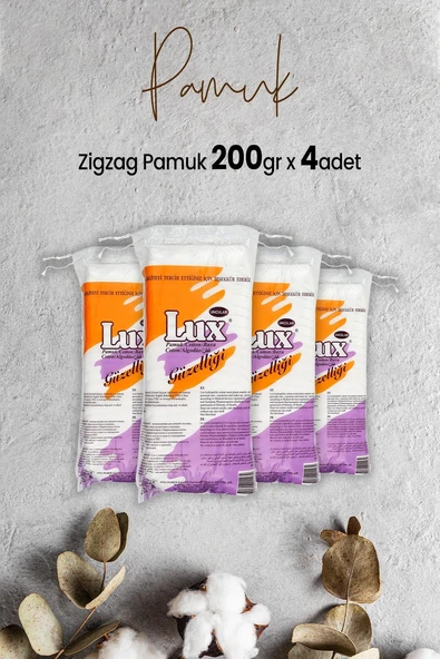 Lux Zigzag Pamuk 200 gr x 4 Adet ürün görseli