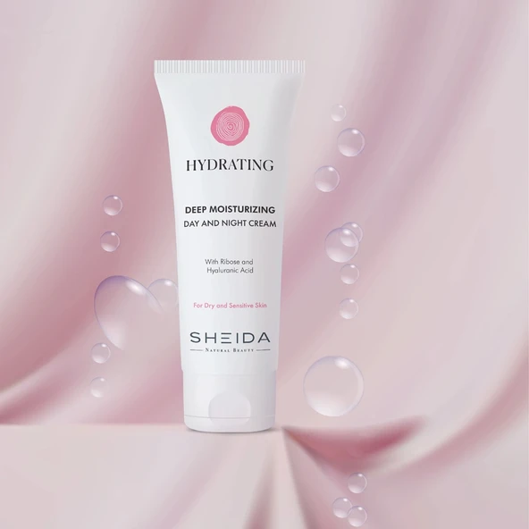 Sheida Hydrating Yoğun Nemlendirici Günlük Bakim Kremi 75ml - Kuru ve Hassas Ciltler İçin - 4