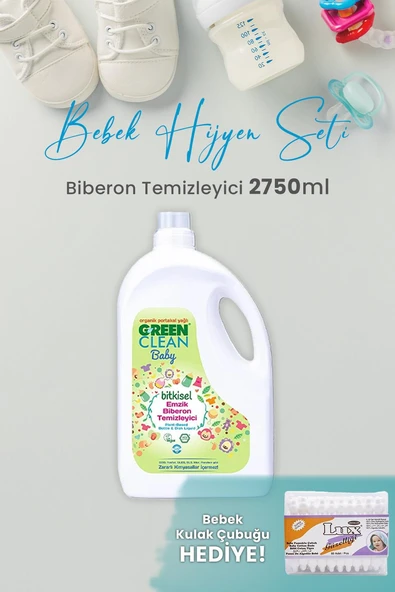 Green Clean Baby Likit Biberon Temizleyici 2750 ml ve Hediyeli ürün görseli