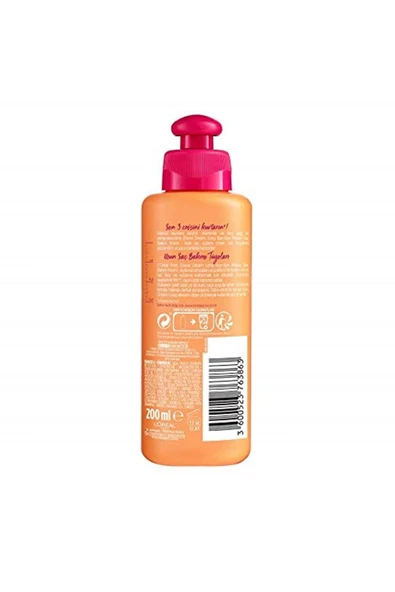 Elseve L'oréal Paris Dream Long Bye-bye Makas Saç Bakım Kremi, 200 Ml - Resim 3