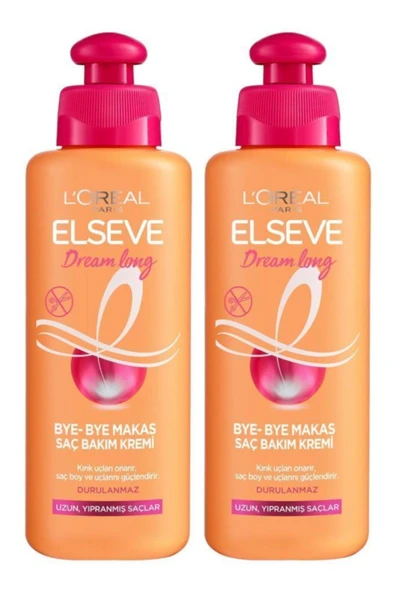Elseve Dream Long Durulanmaz Saç Bakım Seti 2 ürün görseli