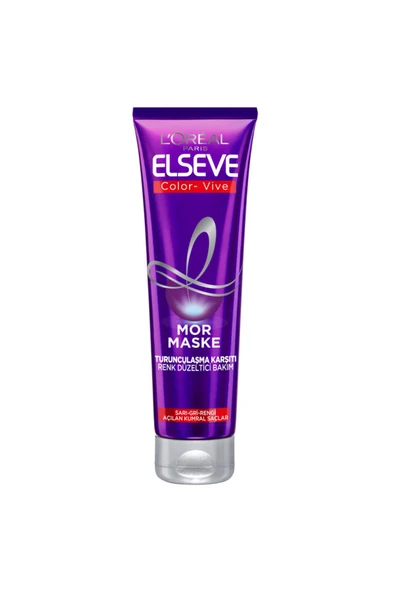 Loreal Paris Elseve Turunculaşma Karşıtı Renk Düzeltici Mor Maske 150 ml