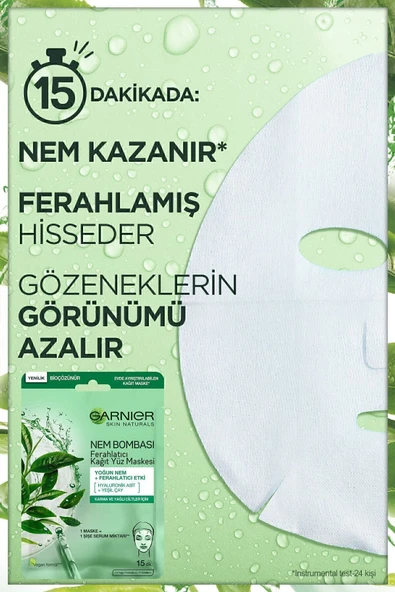 Nem Bombası Ferahlatıcı Kağıt Maske 28gr - Resim 2