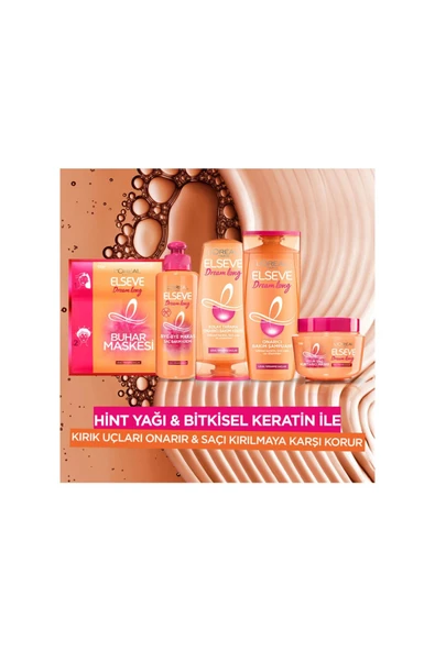 Elseve Loreal Dream Long Bye Bye Makas Saç Bakım Kremi 200 Ml - Resim 5